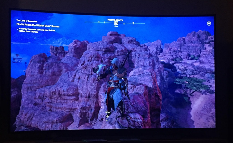 A picture one Xbox player took with their cellphone while in the new DLC area. Image credit: Winsdaddy via Reddit.
